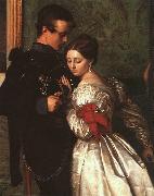Sir John Everett Millais The Black Brunswicker oil painting